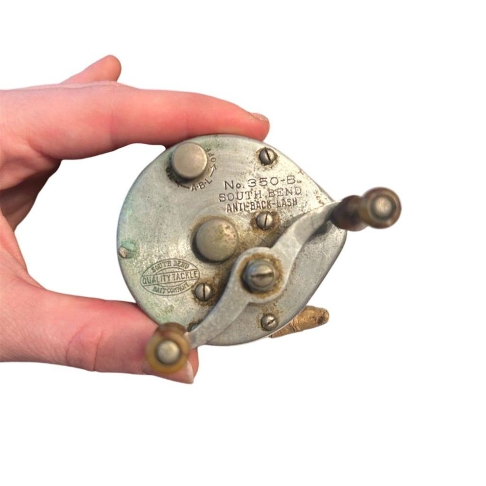 Vintage South Bend No 350 B Anti Back Lash Fishing Reel